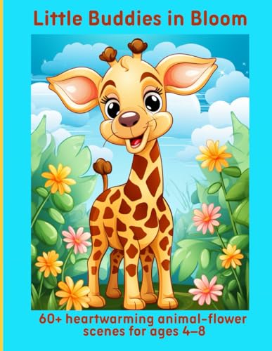 Little Buddies in Bloom: 60+ heartwarming animal-flower scenes for ages 4–8 von Independently published