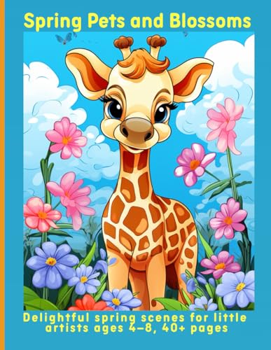 Spring Pets and Blossoms: Delightful spring scenes for little artists ages 4–8, 40+ pages Spring Pets and Blossoms: Delightful spring scenes for little artists ages 4–8, 40+ pages von Independently published