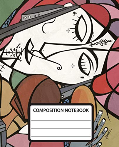 Composition Notebook: Wide Ruled School Composition Notebook. 110 Pages, 7.5"x9.25". White double sided paper. A painting of motherly love, and ... their states. Painted in cubist style using von Independently published