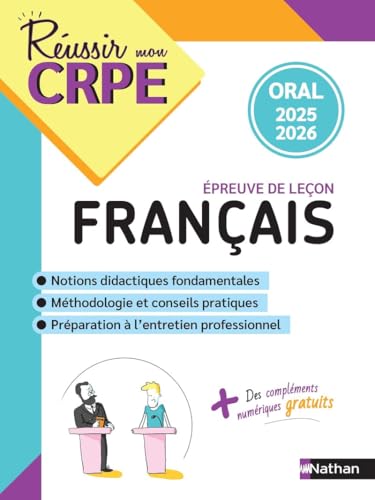Réussir mon CRPE épreuve orale admission Français 2025 von NATHAN