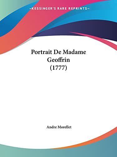 Portrait De Madame Geoffrin (1777)