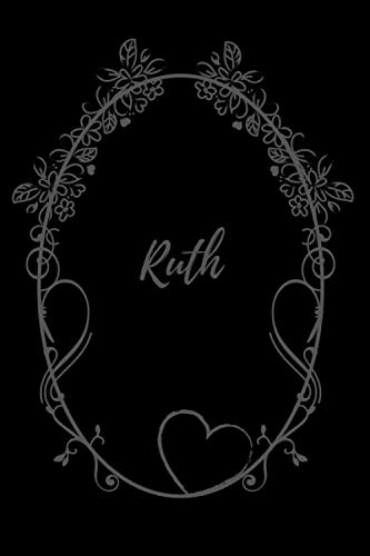 Ruth: Personalized Name Vintage Style Design Matte Soft Cover Notebook/Diary/Journal To Write In. For Women & Girls (110 Pages, Blank, 6 x 9) (Names, Band 1) von Independently published