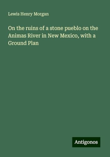 On the ruins of a stone pueblo on the Animas River in New Mexico, with a Ground Plan von Antigonos Verlag