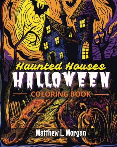 Haunted Houses Halloween Coloring Book von Independently published