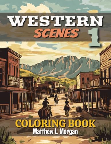 Western Coloring Book: Scenes 1 von Independently published