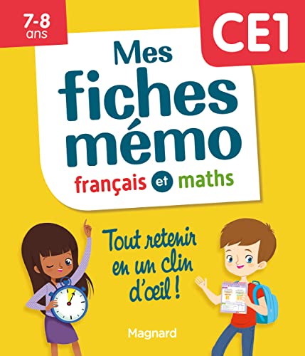Mes fiches mémo Français et Maths CE1: Tout retenir en un clin d'oeil von MAGNARD