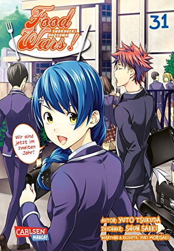 Food Wars - Shokugeki No Soma 31: Heiße Koch-Action im Internat – Mit Rezepten zum Nachkochen von CARLSEN MANGA