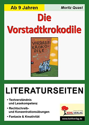Die Vorstadtkrokodile - Literaturseiten: Literaturseiten mit Lösungen von Kohl Verlag