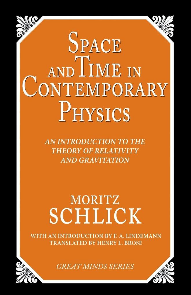 Space and Time in Contemporary Physics von Prometheus