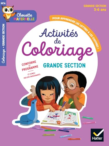 Maternelle Activités de coloriage GS - 5 ans: Chouette entrainement Par Matière von HATIER