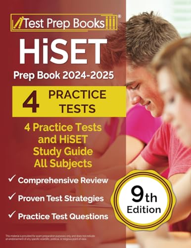 HiSET Prep Book: Practice Tests and HiSET Study Guide All Subjects: [9th Edition]