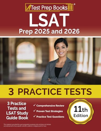LSAT Prep: Practice Tests and LSAT Study Guide Book: [11th Edition] von Test Prep Books