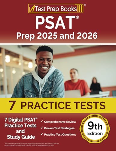 PSAT Prep: Digital PSAT Practice Tests and Study Guide: [9th Edition] von Test Prep Books