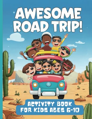 Road Trip Activity Book for Kids: Awesome Travel Games & Puzzle Book for Children Ages 6-10 Featuring 16 Different Fun Types of Activities - Mazes, ... Quiz, Riddles and Many More (HaHa Jokebooks) von Independently published