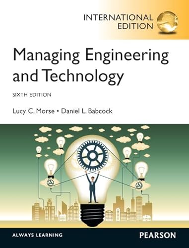 Managing Engineering and Technology: International Edition von Pearson