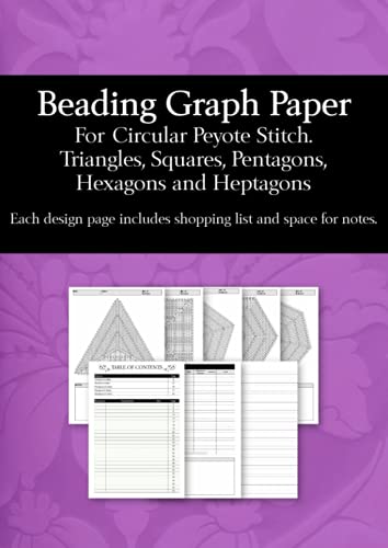 Beading Graph Paper: For Circular Peyote Stitch (Graph Papers For Beading, Band 1)
