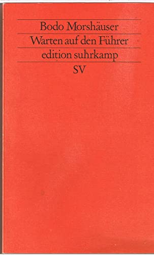 Warten auf den Führer (edition suhrkamp)