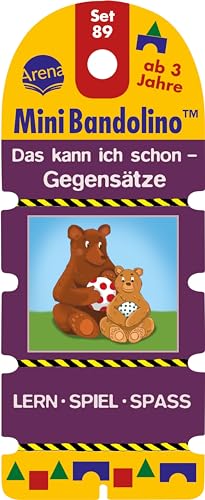 Mini Bandolino Set 89. Das kann ich schon – Gegensätze: Lernspiel mit Lösungskontrolle für Kinder ab 3 Jahren