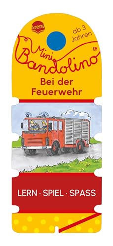 Mini Bandolino. Bei der Feuerwehr: Lernspiel mit Lösungskontrolle für Kinder ab 3 Jahren