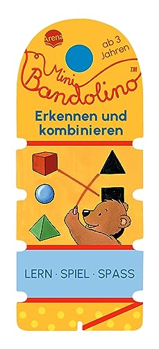 Mini Bandolino. Erkennen und Kombinieren: Lernspiel mit Lösungskontrolle für Kinder ab 3 Jahren