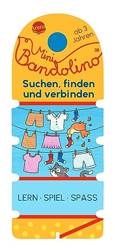 Mini Bandolino. Suchen, finden und verbinden: Lernspiel mit Lösungskontrolle für Kinder ab 3 Jahren