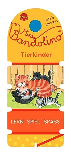 Mini Bandolino. Tierkinder: Lernspiel mit Lösungskontrolle für Kinder ab 3 Jahren