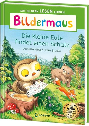 Bildermaus - Die kleine Eule findet einen Schatz: Mit Bildern lesen lernen - Ideal für die Vorschule und Leseanfänger ab 5 Jahren - Mit Leselernschrift ABeZeh Bildermaus - Die kleine Eule findet einen Schatz: Mit Bildern lesen lernen - Ideal für die Vorschule und Leseanfänger ab 5 Jahren - Mit Leselernschrift ABeZeh