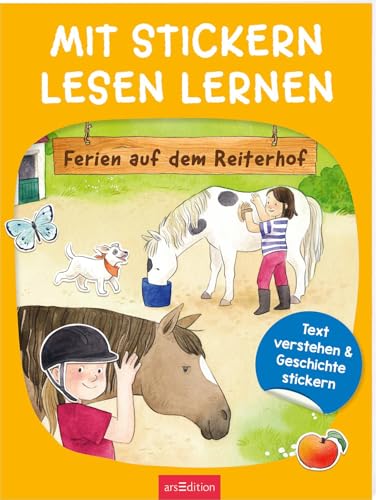 Mit Stickern Lesen lernen – Ferien auf dem Reiterhof: Text verstehen & Geschichte stickern | Leseförderung mit Spaßfaktor: Stickern für Erstleser:innen Mit Stickern Lesen lernen – Ferien auf dem Reiterhof: Text verstehen & Geschichte stickern | Leseförderung mit Spaßfaktor: Stickern für Erstleser:innen