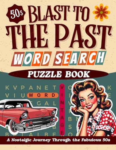 50s Blast to the past word search word search puzzle book von Independently published