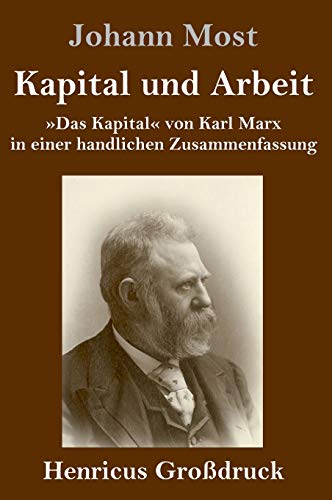 Kapital und Arbeit (Großdruck): »Das Kapital« von Karl Marx in einer handlichen Zusammenfassung