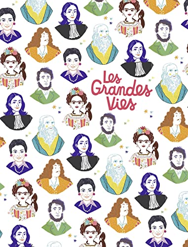 Coffret Les grandes vies (6 titres): Simone Veil - Molière - Gisèle Halimi - Frida Kahlo - Henry David Thoreau - Léonard de Vinci