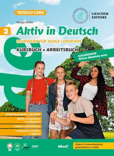 Aktiv in Deutsch. Lehrwerk für junge lernende. Kursbuch + Arbeitsbuch + Sicher zum Ziel. Per la Scuola media (Vol. 2)