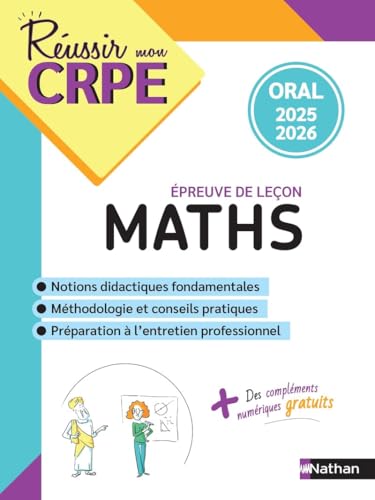 Réussir mon CRPE épreuve orale admission Maths 2025 von NATHAN