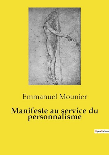 Manifeste au service du personnalisme von SHS Éditions