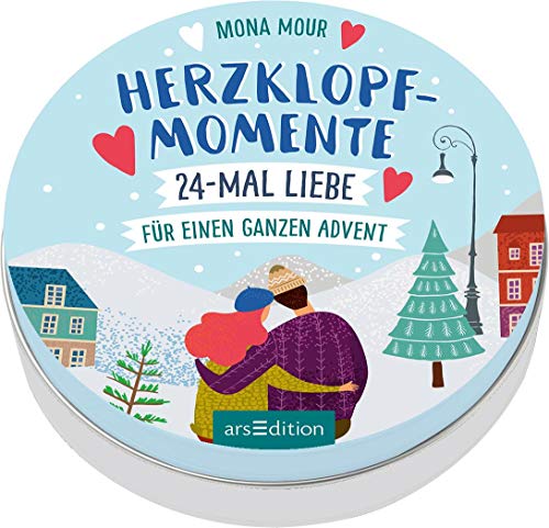 Adventskalender in der Dose. Herzklopfmomente: 24-mal Liebe für einen ganzen Advent | Schönes Geschenk für Romantik-Fans, mit 24 Liebesgeschichten