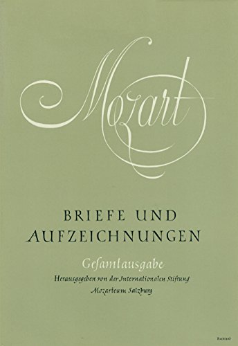 Briefe und Aufzeichnungen: Mozart, Wolfgang A., Bd.7 : Band VII, Register von Bärenreiter Verlag Kasseler Großauslieferung