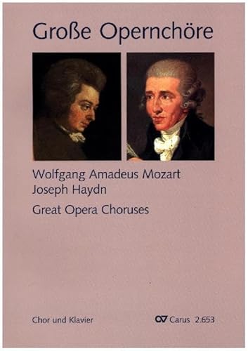 Große Opernchöre, Chor und Klavier Große Opernchöre, Chor und Klavier