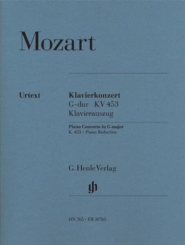 Klavierkonzert G-dur KV 453: Besetzung: Zwei Klaviere zu vier Händen (G. Henle Urtext-Ausgabe) Klavierkonzert G-dur KV 453: Besetzung: Zwei Klaviere zu vier Händen (G. Henle Urtext-Ausgabe) von G. Henle Verlag