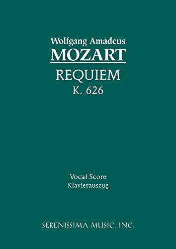 Requiem, K.626 - Vocal score von Serenissima Music, Incorporated