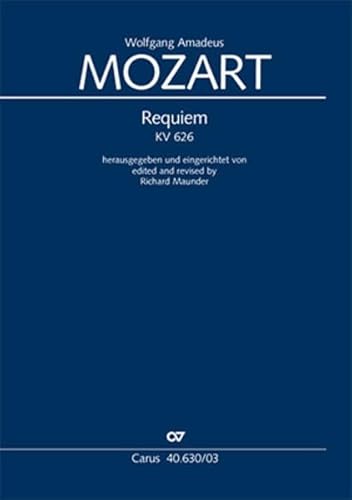 Requiem (Klavierauszug): (Fassung Maunder) KV 626, 1791