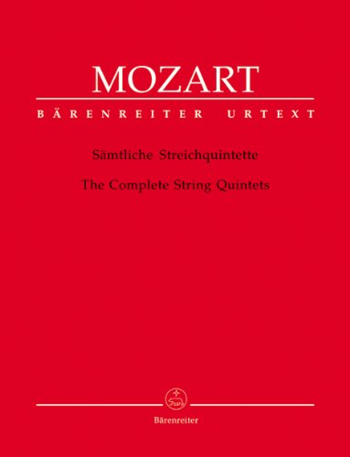 Sämtliche Streichquintette. Stimmensatz, Urtextausgabe, Sammelband: 6 Quintette. Urtext der Neuen Mozart-Ausgabe