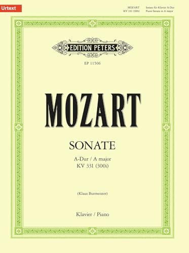 Sonate A-Dur KV 331 (300i): Neuausgabe nach dem neu aufgefundenen Teilautograph (Edition Peters)