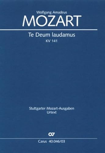 Te Deum (Klavierauszug): KV 141 (66b), 1769