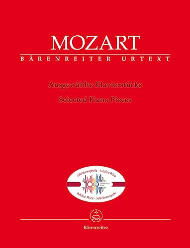 Ausgewählte Klavierstücke. Spielpartitur, Urtextausgabe. BÄRENREITER URTEXT von Bärenreiter