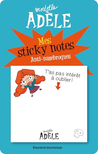 Mortelle Adèle Sticky Notes Anti-nazebroques - 3x4.75 inches - 1 Stück von BAYARD JEUNESSE