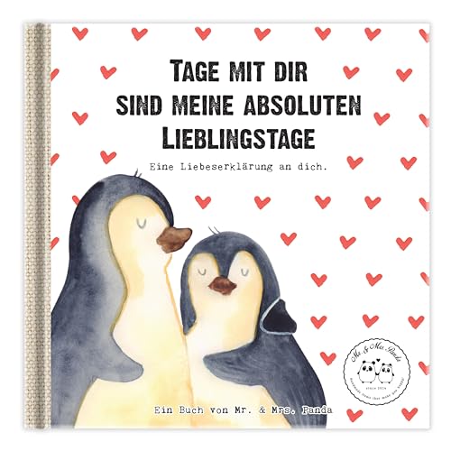 Mr. & Mrs. Panda Geschenkbuch Tage mit dir sind meine absoluten Lieblingstage - personalisierte Geschenke, Heiratsantrag, Geschenke, Geschenkidee, Freund, Liebe, Geschenkbücher, Ehefrau
