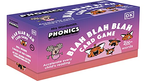 Mrs Wordsmith Phonics Blah Blah Blah Card Game, Ages 4-7 (Early Years and Key Stage 1): Accelerate Every Child’s Reading von DK