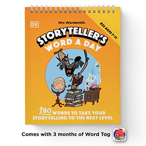 Mrs Wordsmith Storyteller's Word A Day, Ages 7-11 (Key Stage 2): Boost Vocabulary and Storytelling with 180 New Words + 3 Months of Word Tag Video Game von DK