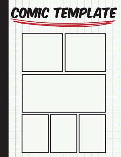 Comic Template: Large Print (8.5"x11") Stagged 7 Panal - Drawing or Sketch Your Own Comic Journal Notebook - Vol.6: Comic Template von CreateSpace Independent Publishing Platform