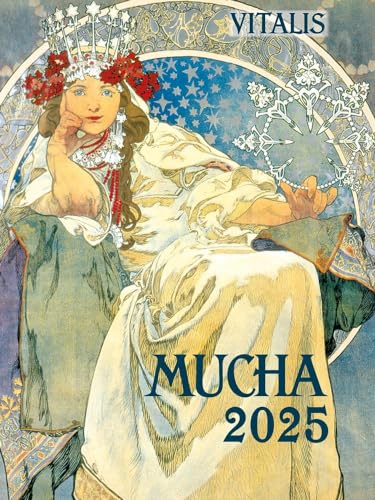 Alfons Mucha 2025: Minikalender von Vitalis